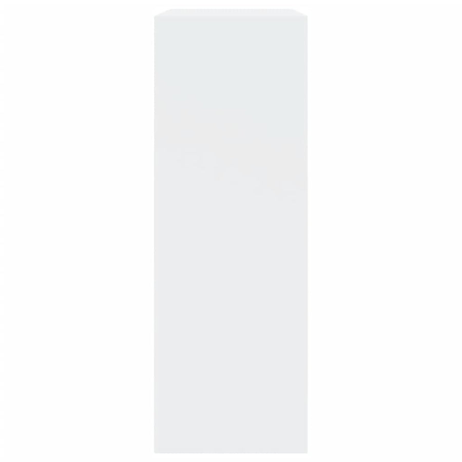 Schoenenkast 80X34X96,5 Cm Bewerkt Hout Wit 80 x 34 x 96.5 cm
