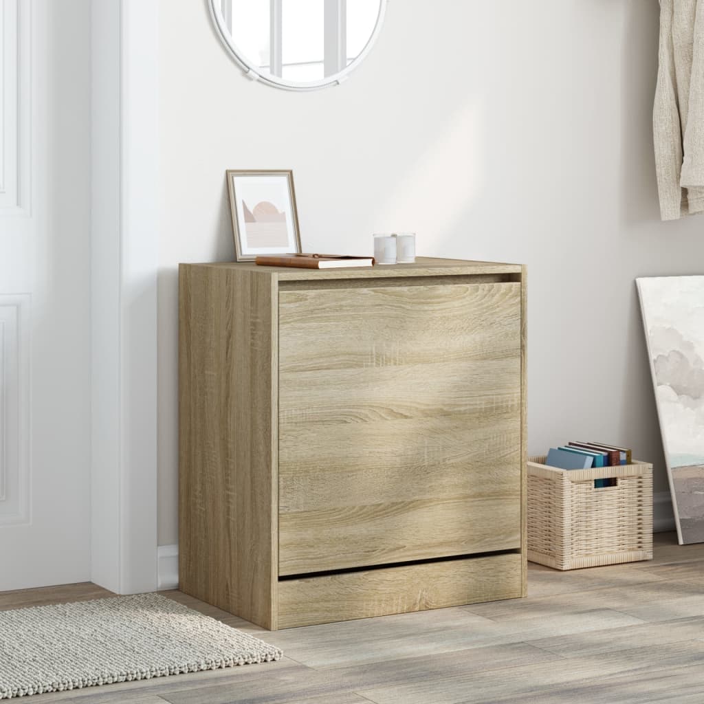 Schoenenkast Bewerkt Hout Kleurig Sonoma Eiken 60 x 42 x 69 cm
