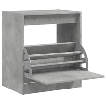 Schoenenkast Bewerkt Hout Betongrijs 60 x 42 x 69 cm