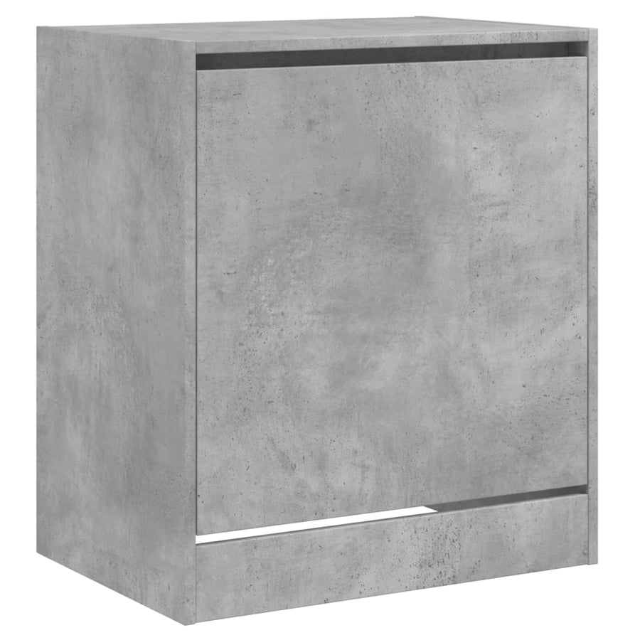 Schoenenkast Bewerkt Hout Betongrijs 60 x 42 x 69 cm