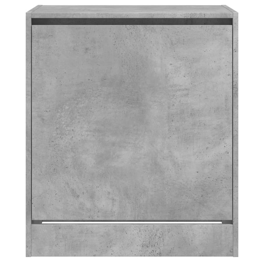 Schoenenkast Bewerkt Hout Betongrijs 60 x 42 x 69 cm