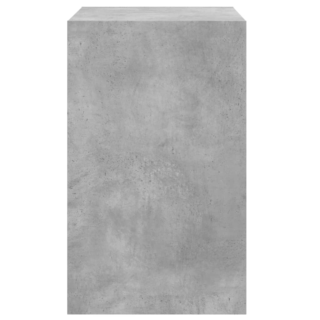 Schoenenkast Bewerkt Hout Betongrijs 60 x 42 x 69 cm