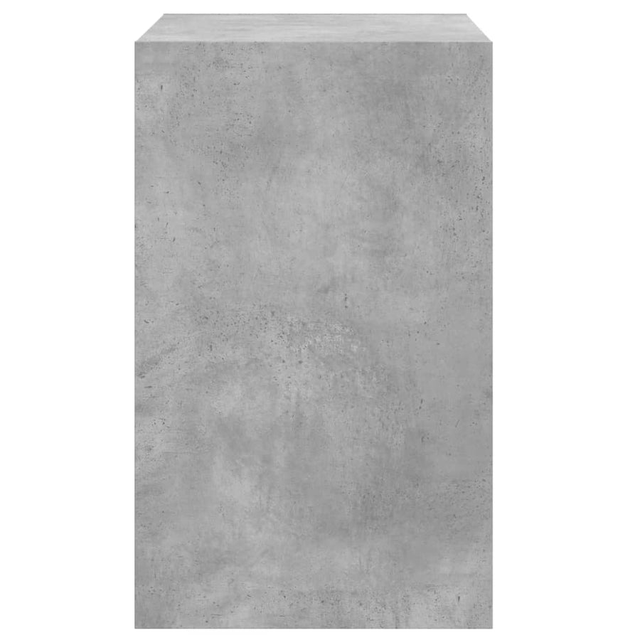Schoenenkast Bewerkt Hout Betongrijs 60 x 42 x 69 cm