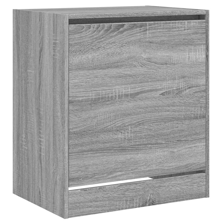 Schoenenkast Bewerkt Hout Eikenkleurig Grijs Sonoma 60 x 42 x 69 cm