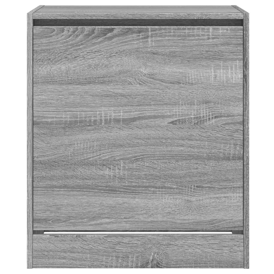 Schoenenkast Bewerkt Hout Eikenkleurig Grijs Sonoma 60 x 42 x 69 cm