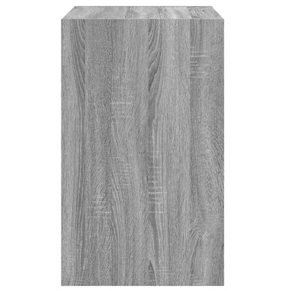 Schoenenkast Bewerkt Hout Eikenkleurig Grijs Sonoma 60 x 42 x 69 cm