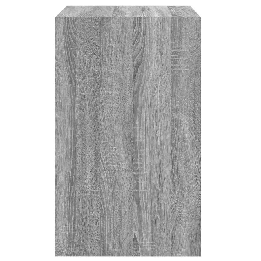 Schoenenkast Bewerkt Hout Eikenkleurig Grijs Sonoma 60 x 42 x 69 cm
