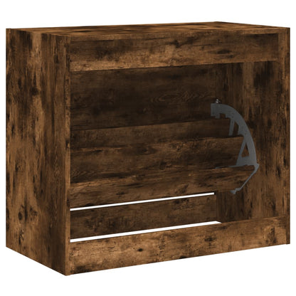 Schoenenkast Bewerkt Hout Kleurig Gerookt Eiken 80 x 42 x 69 cm