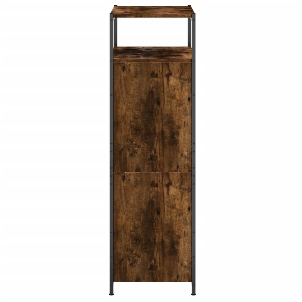 Schoenenkast Bewerkt Hout Kleurig 60 x 34 x 112 cm Gerookt eiken