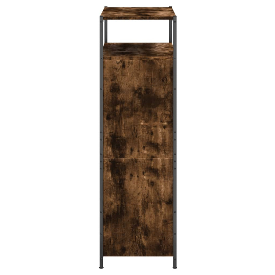 Schoenenkast Bewerkt Hout Kleurig 75 x 34 x 112 cm Gerookt eiken