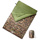 Slaapzak dubbel 220x150 cm camouflage 3-4 seizoenen