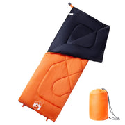 Slaapzak volwassenen 3 seizoenen 190x72 cm oranje