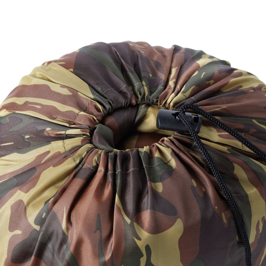 Slaapzak Mummie Voor Volwassenen Camping 3 Seizoenen Camouflage