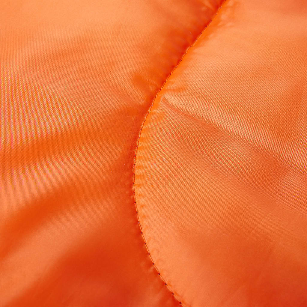 Slaapzak Mummie Voor Volwassenen Camping 3 Seizoenen Oranje en zwart