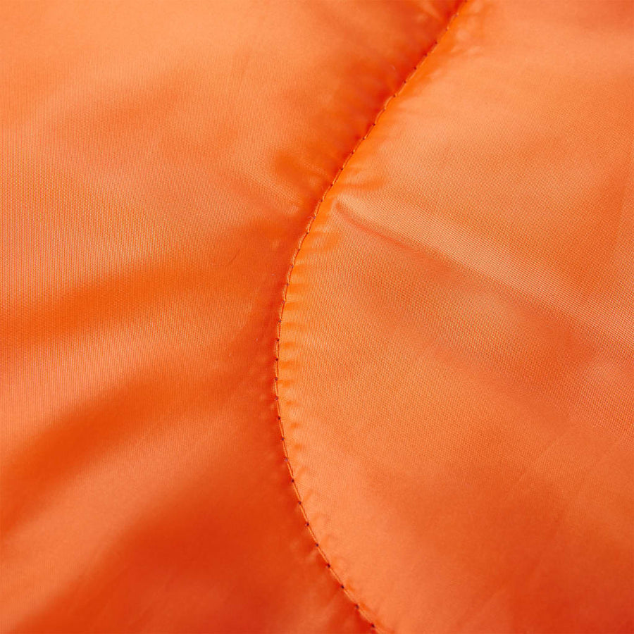Slaapzak Mummie Voor Volwassenen Camping 3 Seizoenen Oranje en zwart