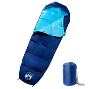 Slaapzak mummie 180x63 cm 3 seizoenen