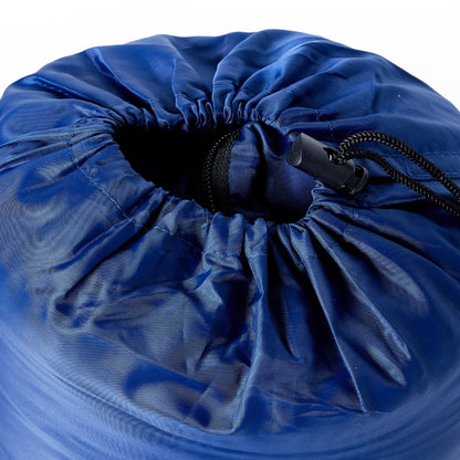 Slaapzak Mummie Voor Volwassenen Camping 3 Seizoenen marineblauw en blauw