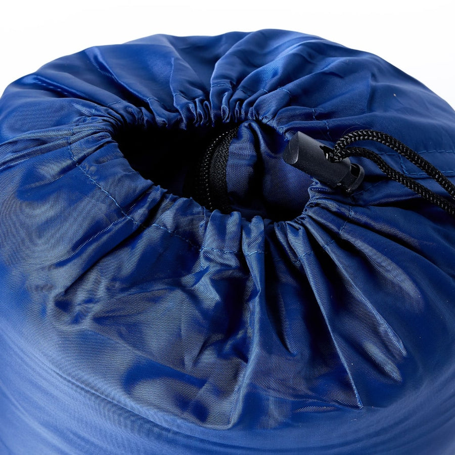 Slaapzak Mummie Voor Volwassenen Camping 3 Seizoenen marineblauw en blauw