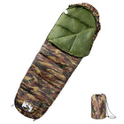 Slaapzak mummie 207x70 cm 3 seizoenen camouflage