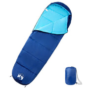 Slaapzak mummie 222x74 cm marineblauw blauw 3 seizoenen