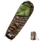 Slaapzak mummie volwassenen 222x74 cm camouflage