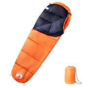 Slaapzak mummie volwassenen 3 seizoenen 222x74 cm oranje