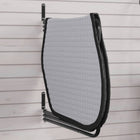 Saddle Pad Rack with 3 Bars Iron Black