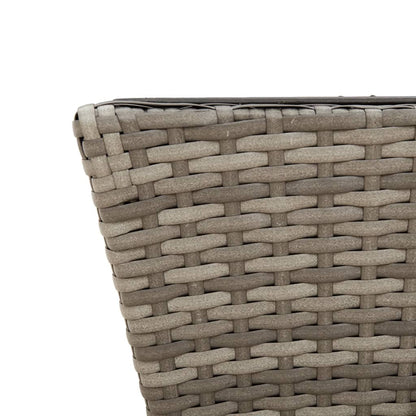 Plantenbakken 2 St Met Haken Poly Rattan 54 x 22 x 18 cm