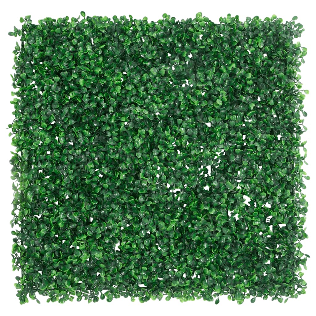 Hek Met Kunstheester 24 St 50X50 Cm Groen
