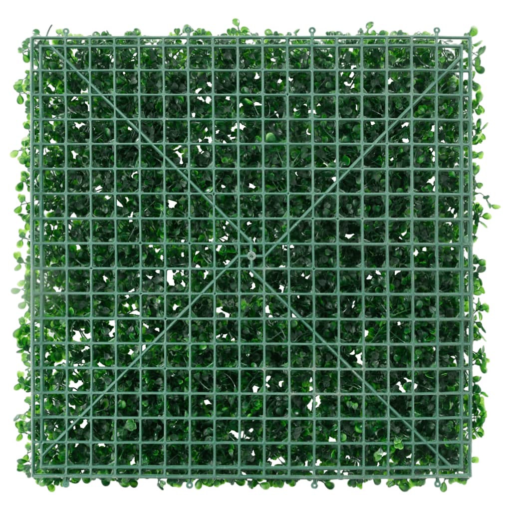 Hek Met Kunstheester 24 St 50X50 Cm Groen