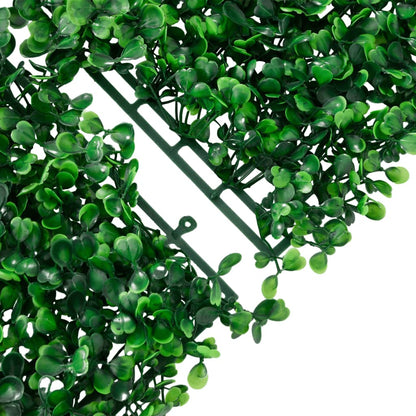 Hek Met Kunstheester 24 St 50X50 Cm Groen