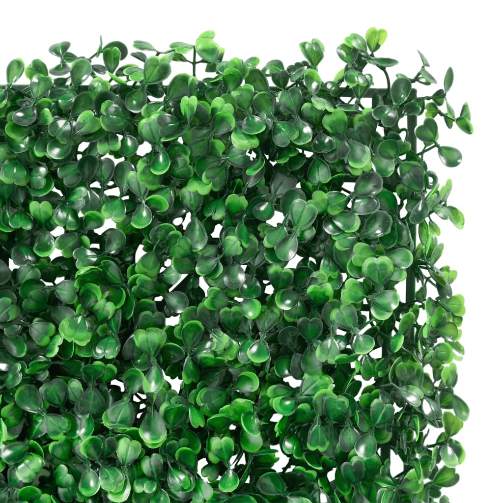 Hek Met Kunstheester 24 St 50X50 Cm Groen