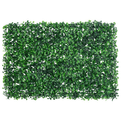  Hek Met Kunstheester 6 St 40X60 Cm Groen