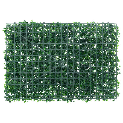   Hek Met Kunstheester 6 St 40X60 Cm Groen