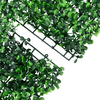   Hek Met Kunstheester 6 St 40X60 Cm Groen