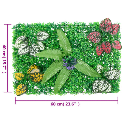   Hek met kunstplanten 24 st 40x60 cm groen 24