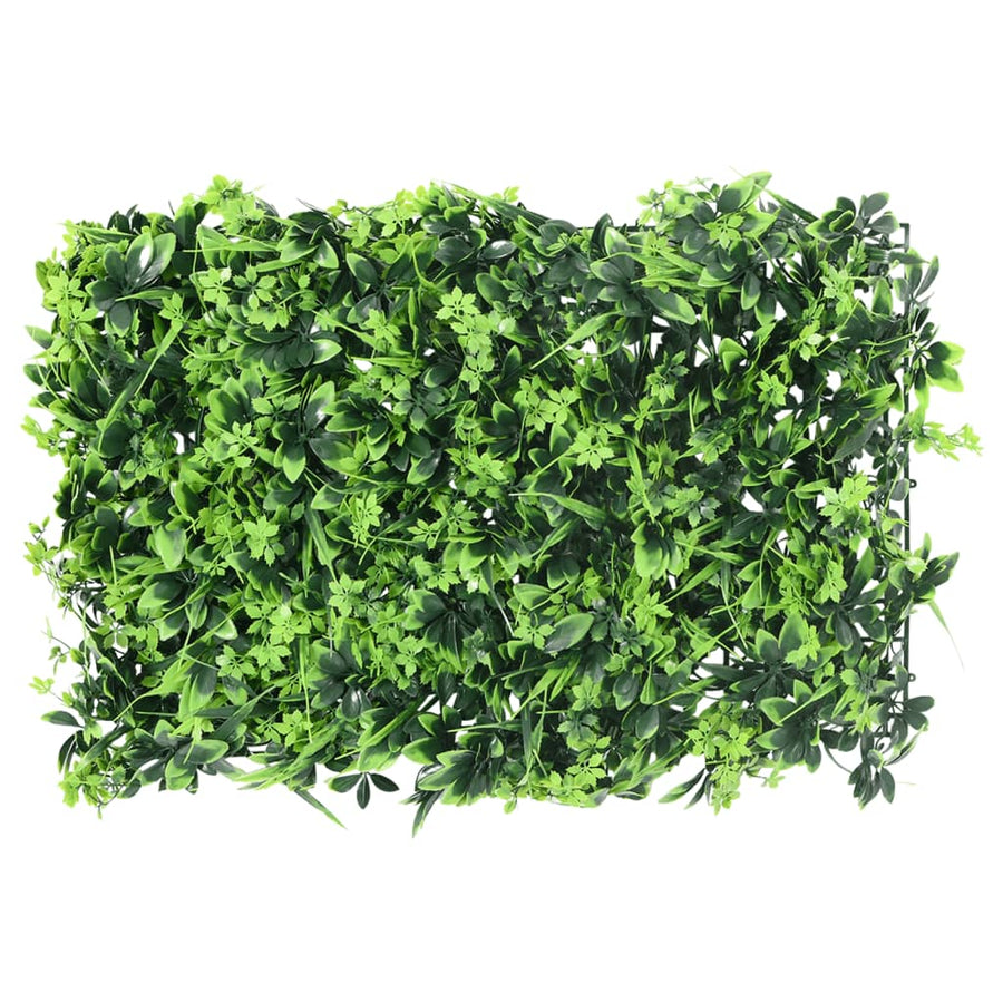   Hek Met Kunstbladeren 6 St 40X60 Cm Groen