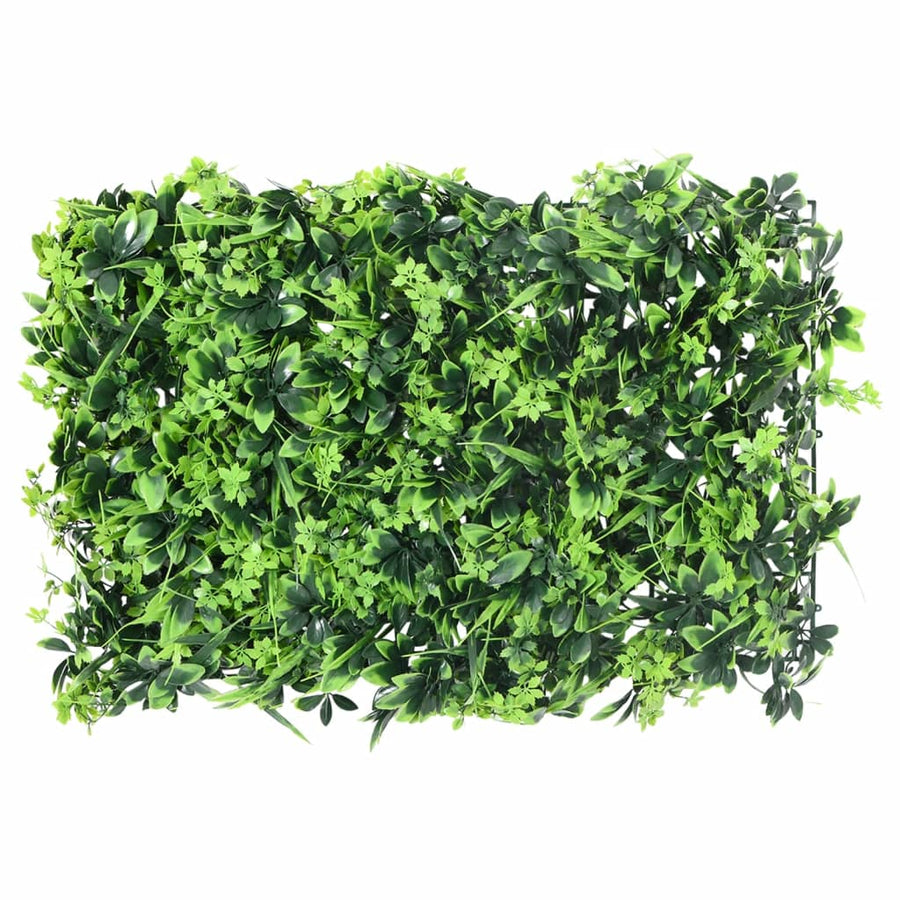   Hek Met Kunstbladeren 24 St 40X60 Cm Groen