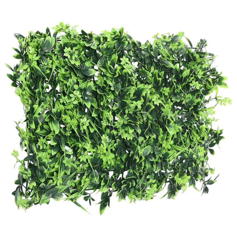   Hek Met Kunstbladeren 24 St 40X60 Cm Groen