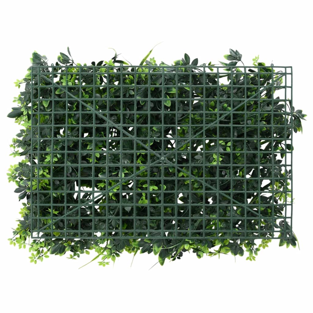   Hek Met Kunstbladeren 24 St 40X60 Cm Groen