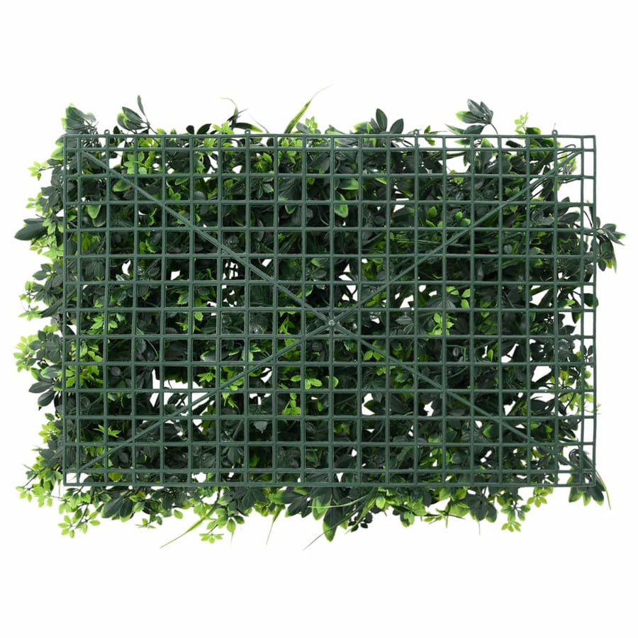   Hek Met Kunstbladeren 24 St 40X60 Cm Groen