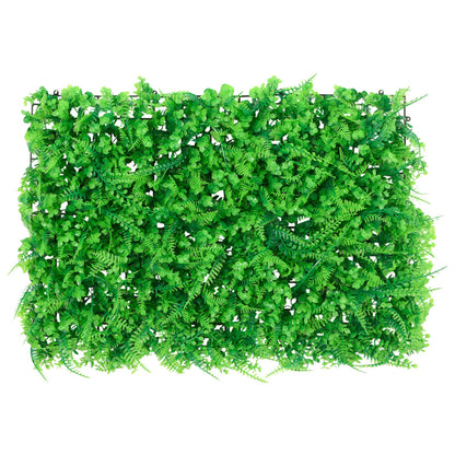   Hek met kunstvarenblad 24 st 40x60 cm groen 24