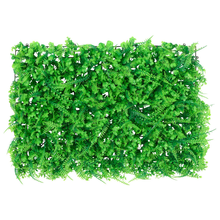   Hek met kunstvarenblad 24 st 40x60 cm groen 24