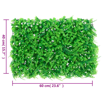   Hek met kunstvarenblad 24 st 40x60 cm groen 24