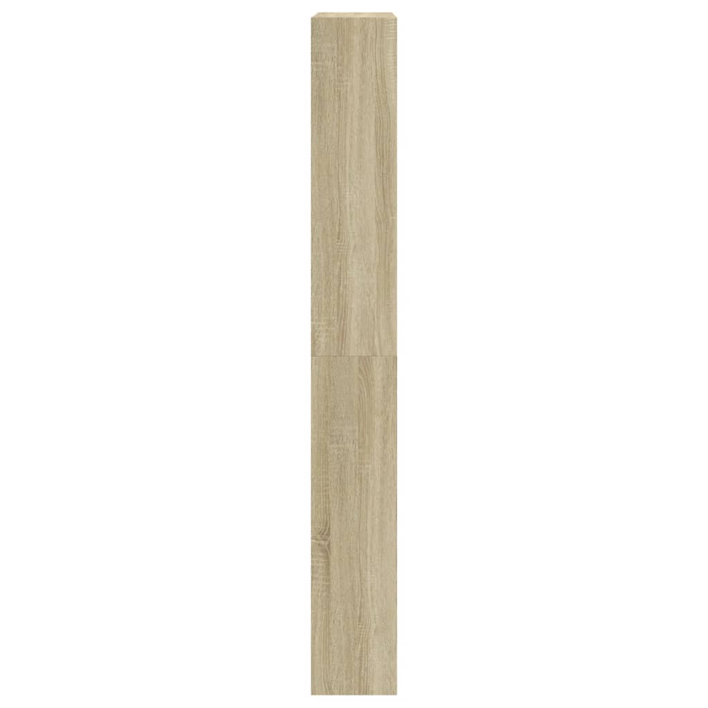 Schoenenkast Met 4 Klaplades 80X2X63,5 Cm Kleurig Sonoma Eiken 80 x 21 x 163.5 cm