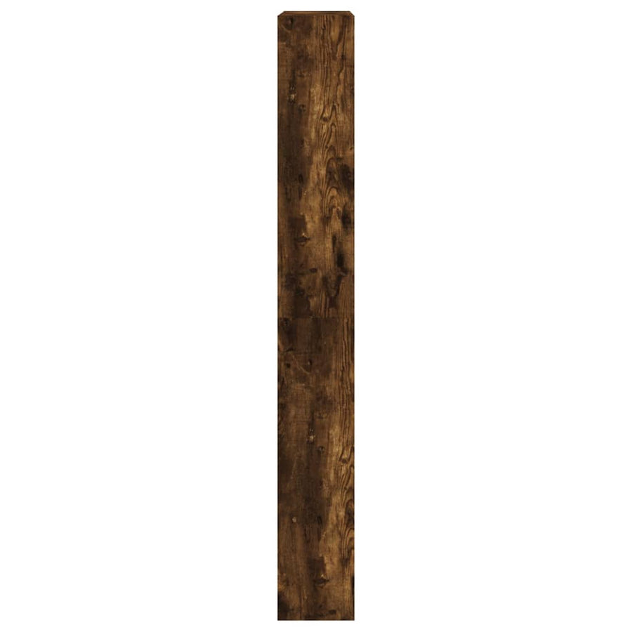 Schoenenkast Met 4 Klaplades 80X2X63,5 Cm Kleur Gerookt Eiken 80 x 21 x 163.5 cm