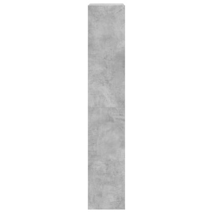 Schoenenkast Met 4 Klaplades 60X34X87,5 Cm Betongrijs 60 x 34 x 187.5 cm