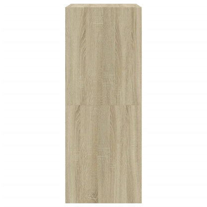 Schoenenkast Met 2 Klaplades Kleurig Sonoma Eiken 60 x 42 x 108 cm