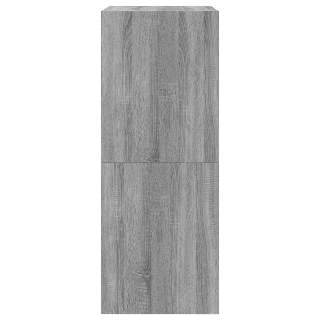Schoenenkast Met 2 Klaplades Grijs Sonoma 60 x 42 x 108 cm