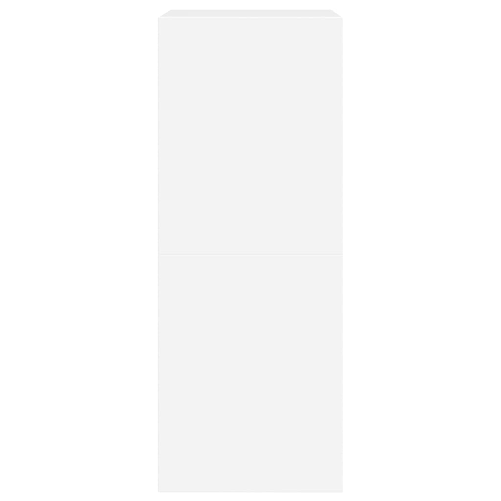 Schoenenkast Met 2 Klaplades Wit 80 x 42 x 108 cm